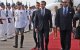Aankomst Franse President Emmanuel Macron in Marokko (video)