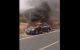Indrukwekkende autobrand bij Berkane (video)
