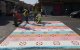 Autoriteiten Khouribga laten kleurrijke kunstwerk-zebrapaden na drie dagen rood verven (foto)