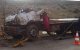 Nador: vrachtwagen met vis over de kop, een dode (foto's)