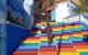 Marokko: ophef om gay-kleurige trappen in Chefchaouen (foto)