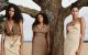 Nora Attal, Malika El Maslouhi en Imaan Hammam samen in campagne Jacquemus