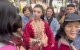 Robot met kaftan in straten China (foto's)