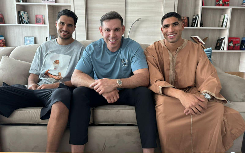 Hilal Nador verwelkomt Achraf Hakimi en Munir El Mohamedi