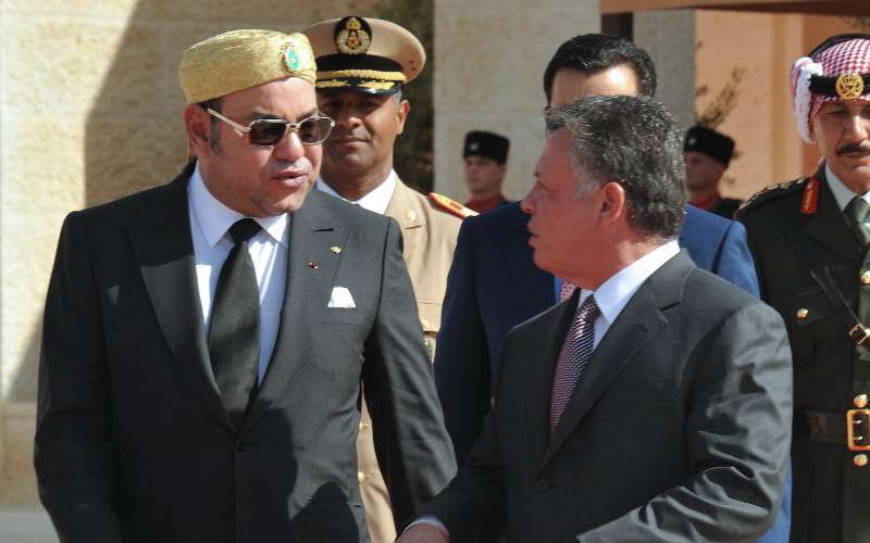 Koning Abdoellah van Jordanië in Marokko verwacht