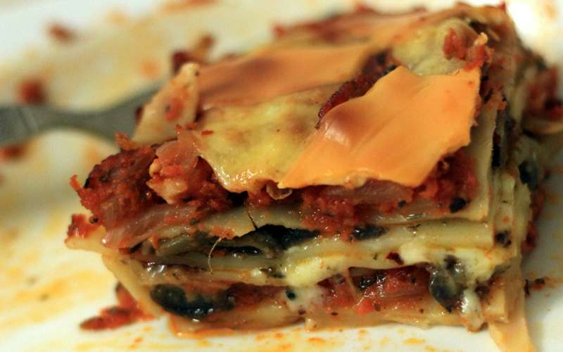 Lasagna met groenten