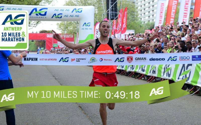 Marokkaan Mohamed Agourram wint Antwerp 10 miles