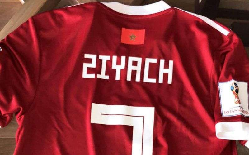 Ziyach en niet Ziyech op WK-shirt middenvelder (foto)
