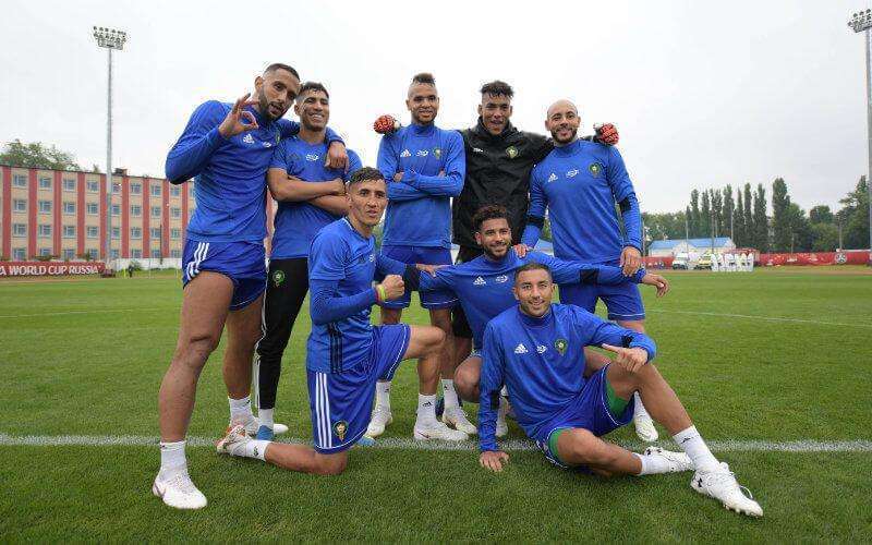 Voetbalwedstrijd Marokko-Egypte in bespreking