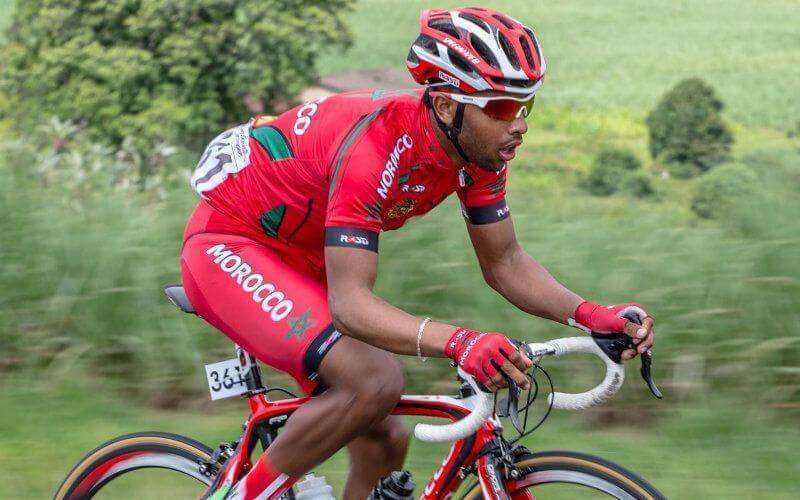 Marokkaanse wielrenner in Israëlisch team