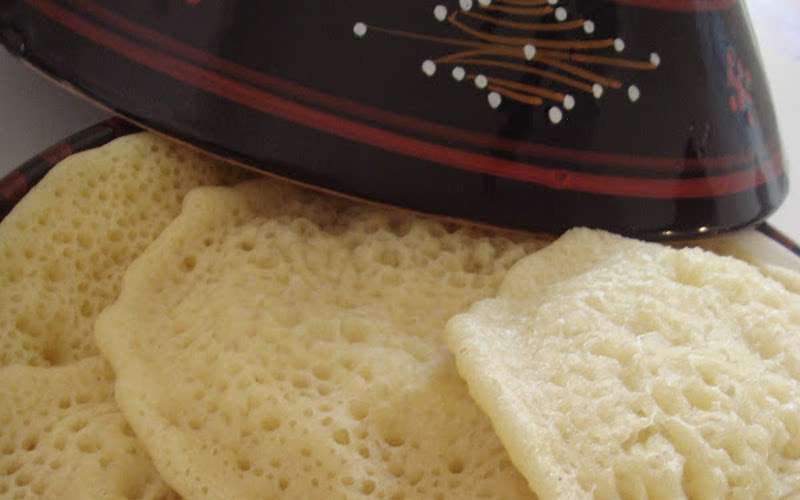 Baghrir met griesmeel 