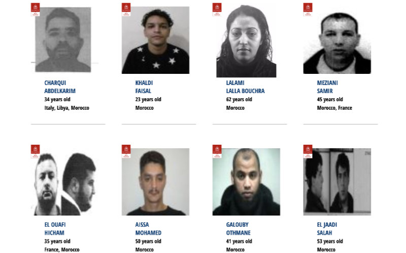 Interpol: de 11 meest gezochte Marokkanen ter wereld