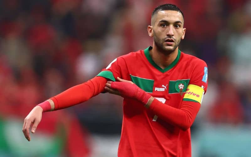 Marokkaans elftal wacht op Hakim Ziyech