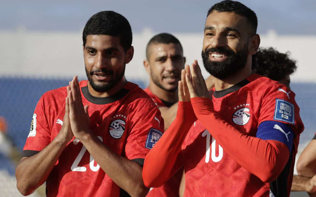 Mohamed Salah viert WK-kwalificatie met 'Dakka Marrakchia' (video)