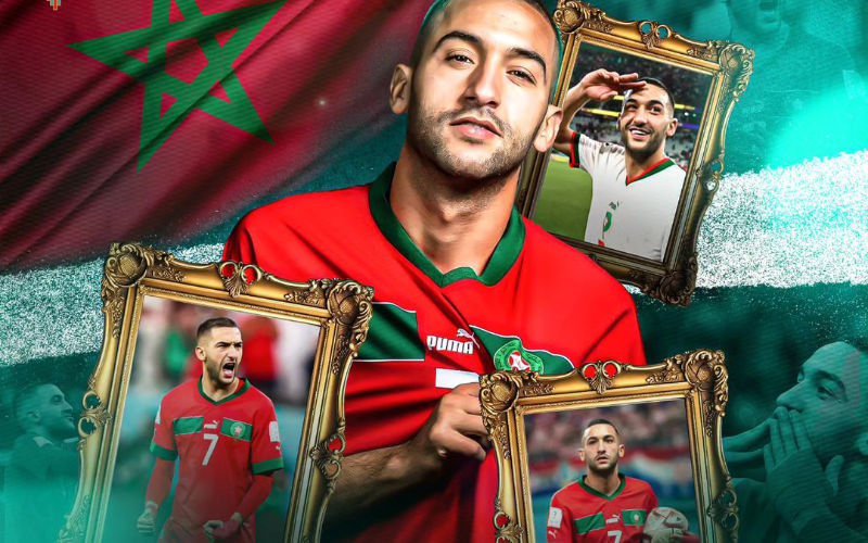 Ziyech viert verjaardag met teamgenoten in Marokko (video)